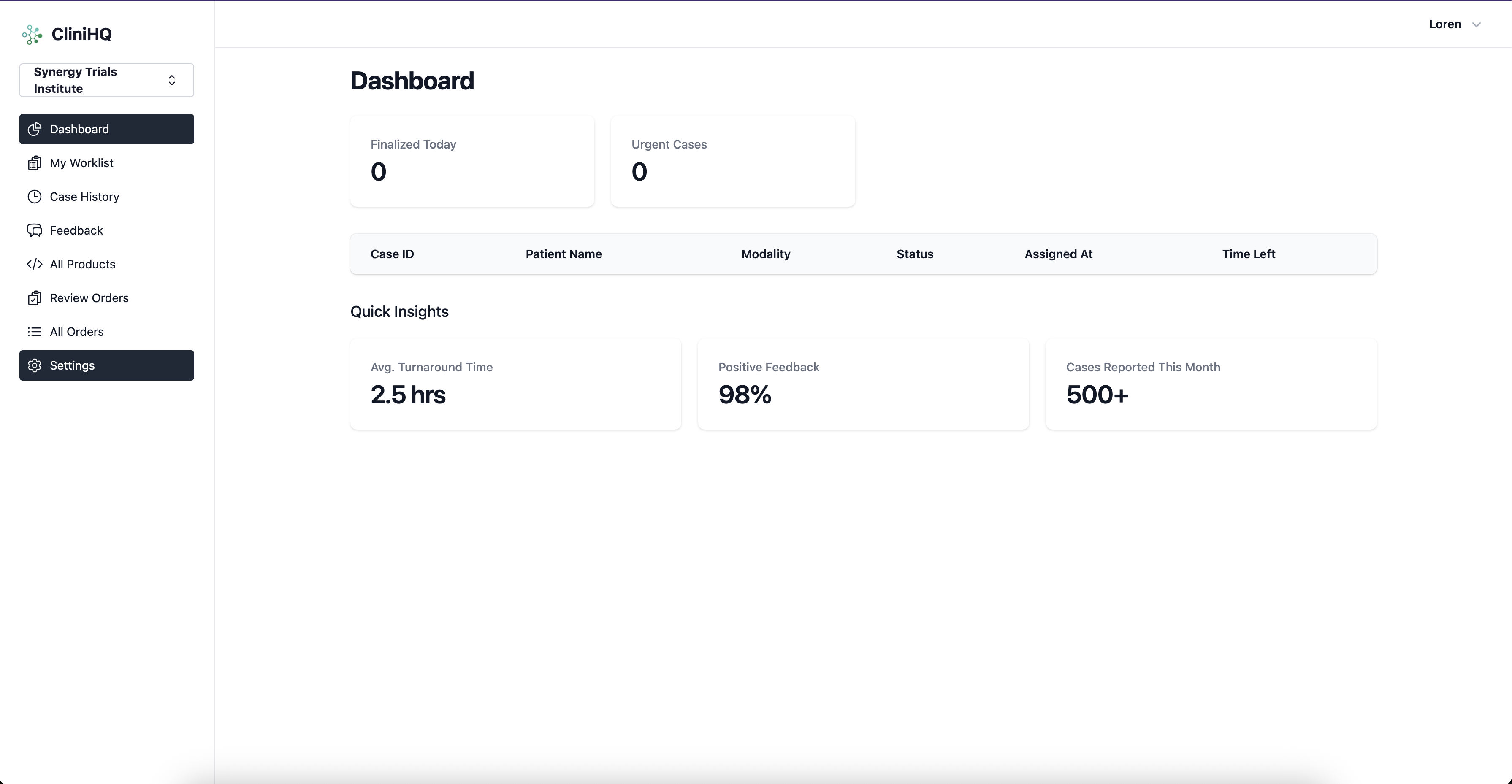 CliniHQ App Screenshot 4 - Adjudication Workflow